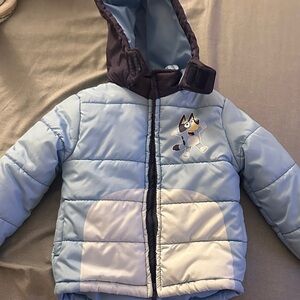Kids Blue Puffer Jacket